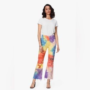 Mother Hustler Ankle Fray Tie-Dye 26